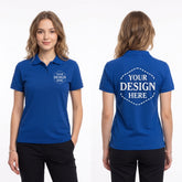 Custom Logo Polo Shirt, Front and Back Logo Design, Company Uniform for Staff, Business Team Apparel, Church Groups and Golf Event Polo