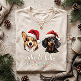 Personalized Photo Pet Christmas Shirt, Custom Name Face Shirt, Custom Dog Shirt, Cat Face Christmas Shirt, Dog Crewneck, Christmas Gift