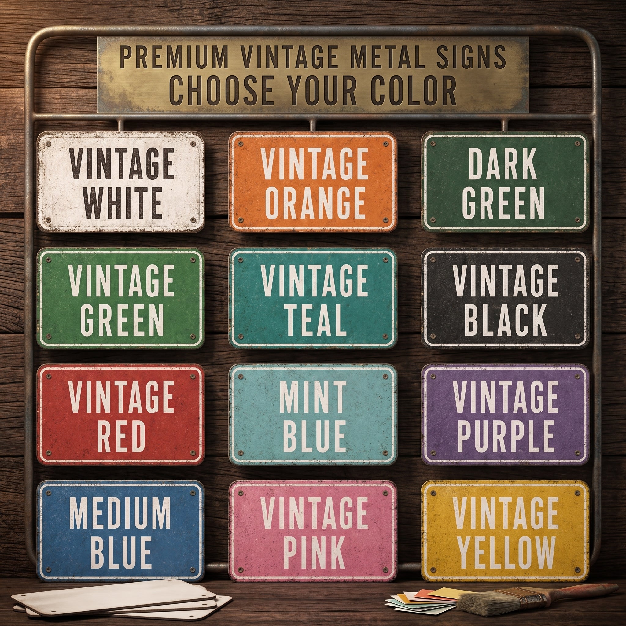Custom Metal Sign with Text, Personalized Aluminum Sign for Home Business Events, Custom Wall Decor, Home Wall Plaque, Housewarming Gift