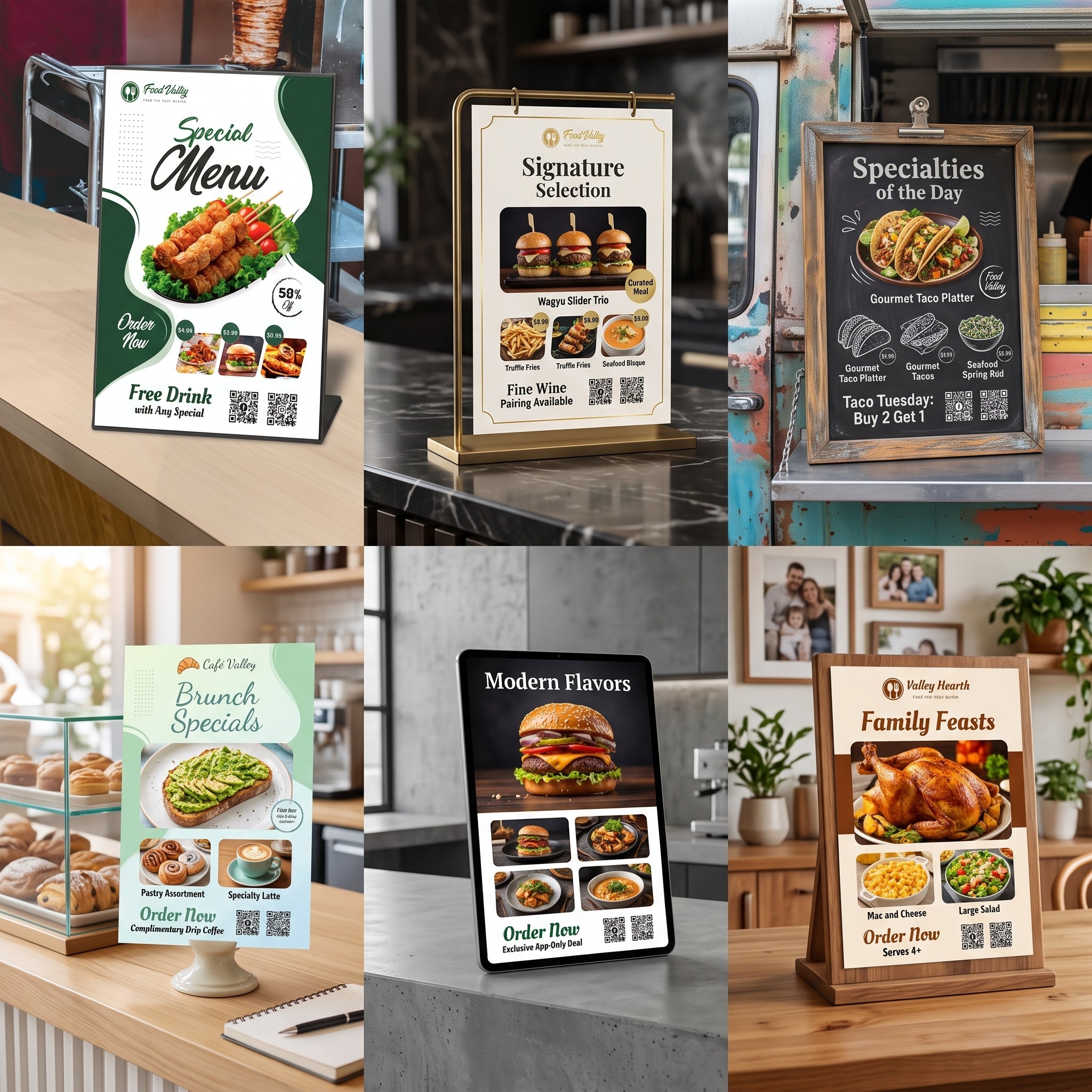 Custom Restaurant Menu Card Printing Services – High Quality & Fully Customizable Layouts
