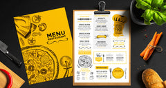 Custom Restaurant Menu Card Printing Services – High Quality & Fully Customizable Layouts
