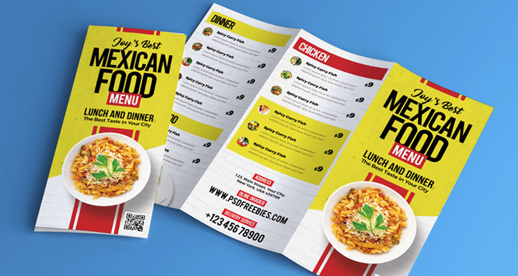 Custom Restaurant Menu Card Printing Services – High Quality & Fully Customizable Layouts